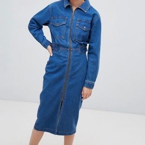 ASOS Denim Utility Dress